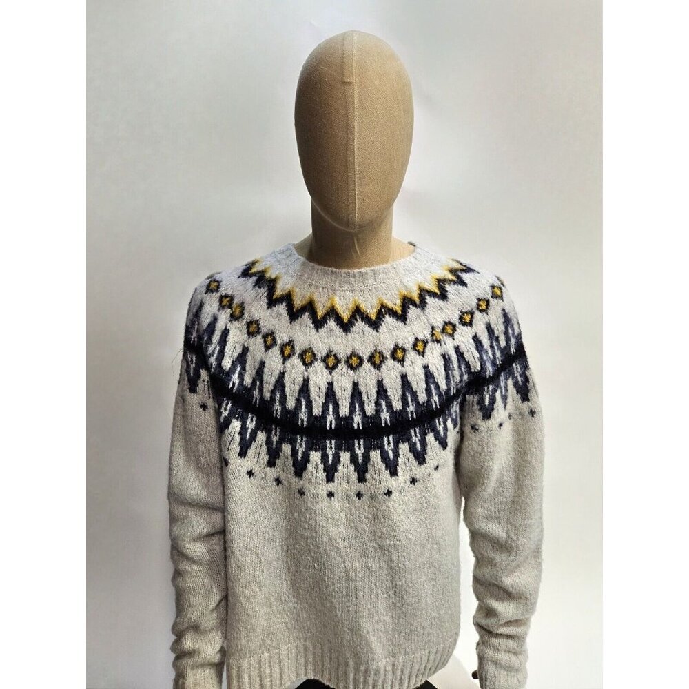 Lucky Brand Men’s Fairisle Crew-Neck Sweater - Multicolored Size L